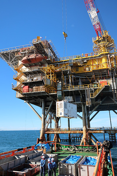 日本海洋石油資源開発(株)プラットフォームサプライ